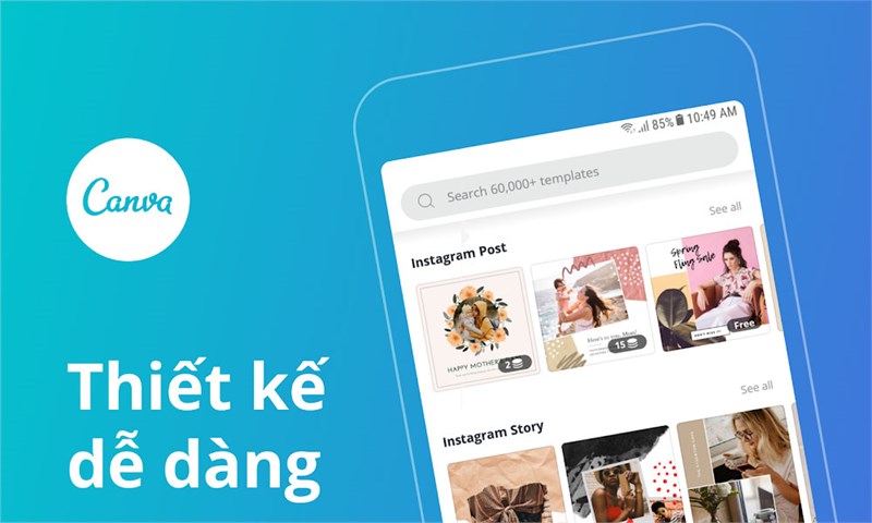 Website hỗ trợ thiết kế - Canva