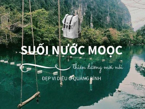 Suối Moọc Quảng Bình - Nước, cây, hoang sơ, trong lành và thư giãn