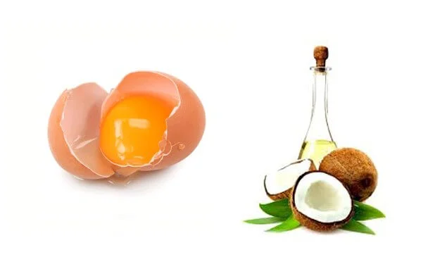Làm trắng da toàn thân bằng dầu dừa và trứng gà