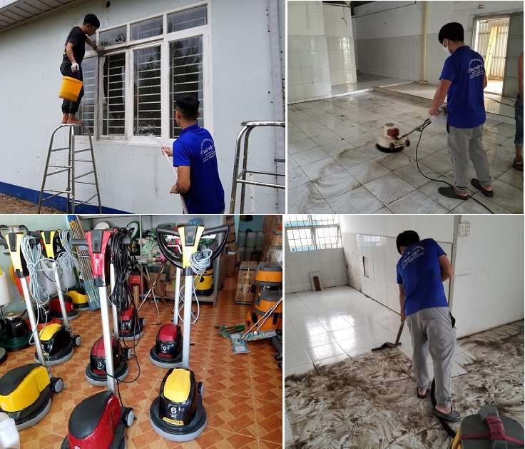 Dịch vụ vệ sinh nhà của Sao Việt