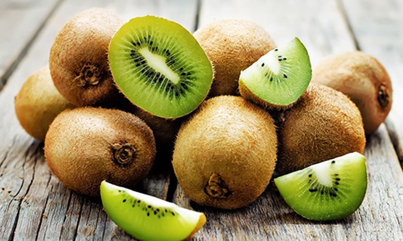 Hàm lượng vitamin C trong kiwi rất cao 