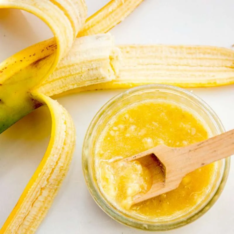 Dưỡng da bằng mặt nạ vitamin E và chuối