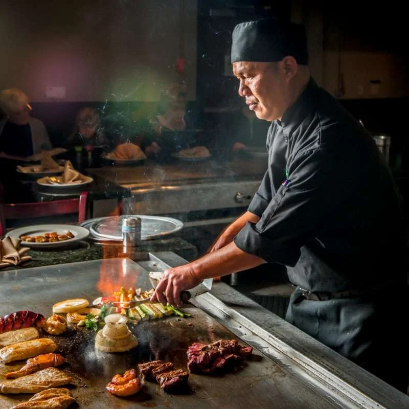 Teppanyaki, thăng hoa nghệ thuật ẩm thực