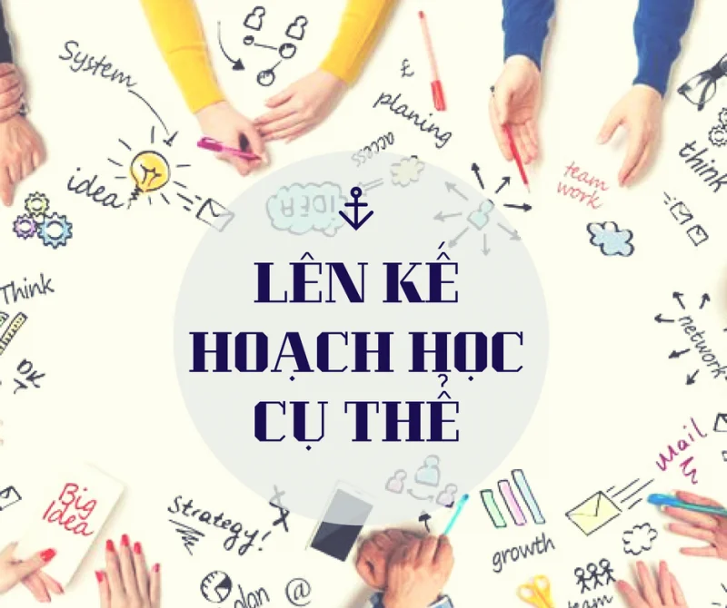 Lên kế hoạch học tập cụ thể 