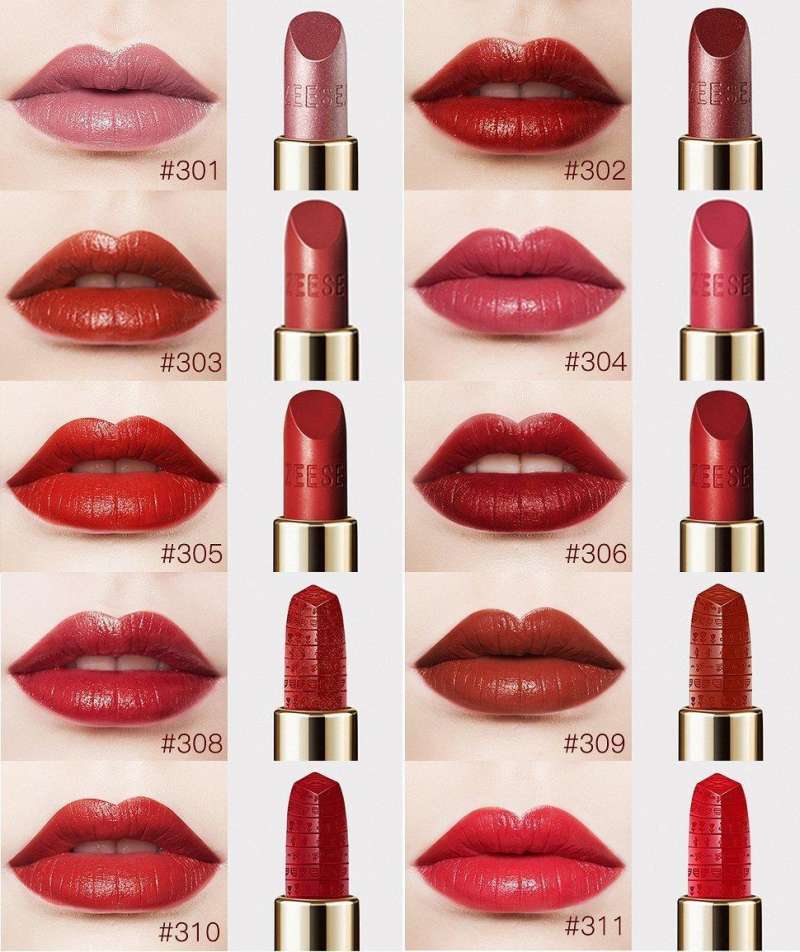 Bảng màu son ZEESEA Luxury Satin Lipstick   